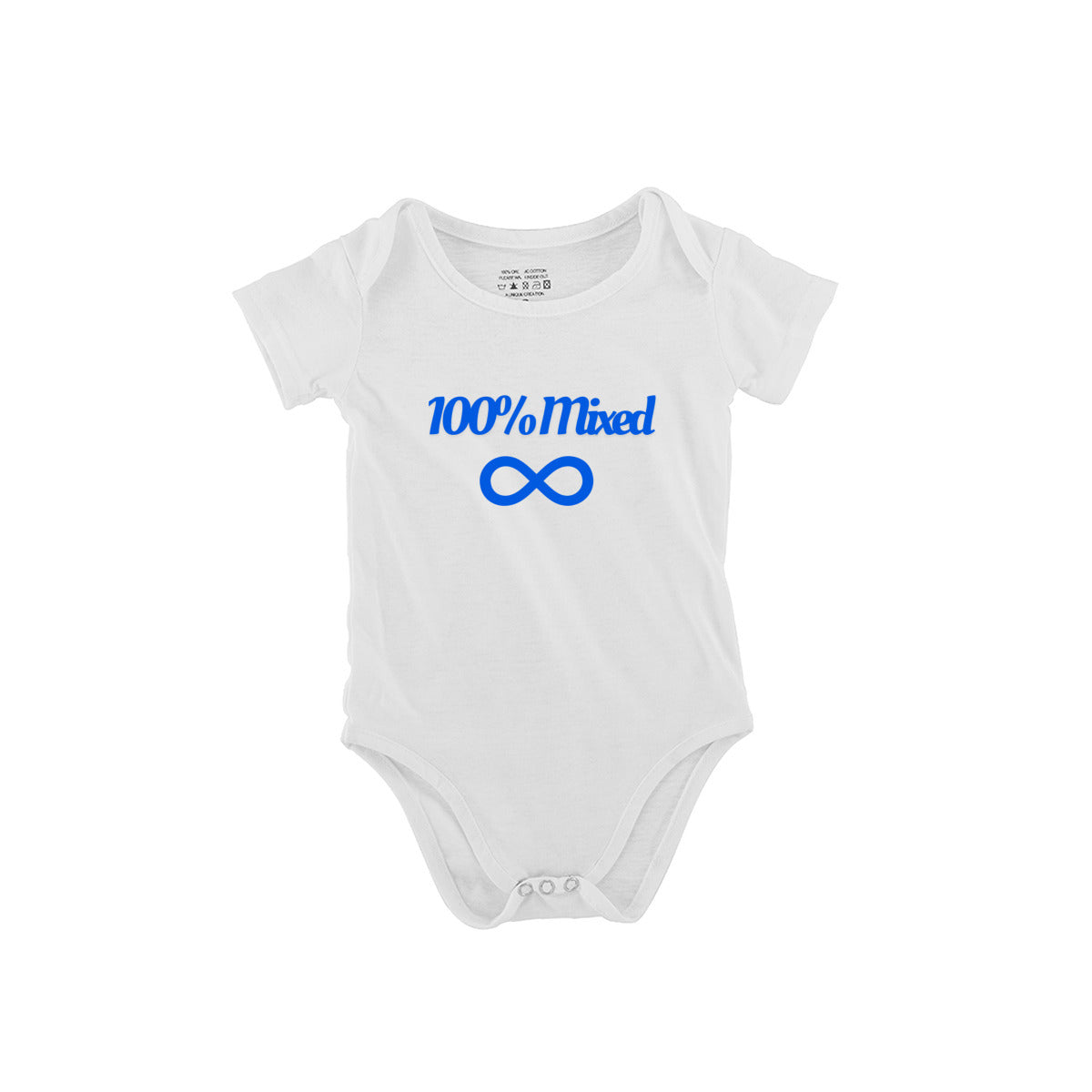 "100 Mixed" Baby Onesie