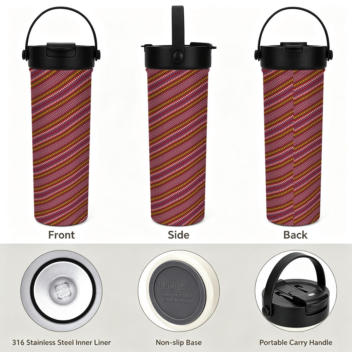 Métis Sash Tea Infuser Tumbler – 20 oz