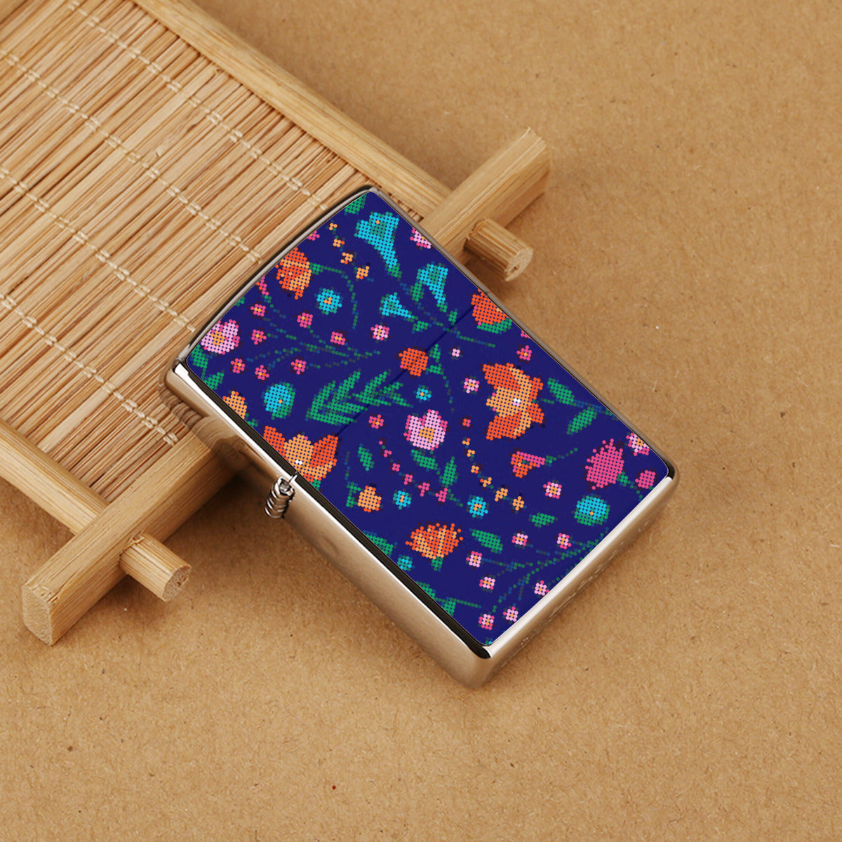 Métis Digital Dotted Floral Lighter Case