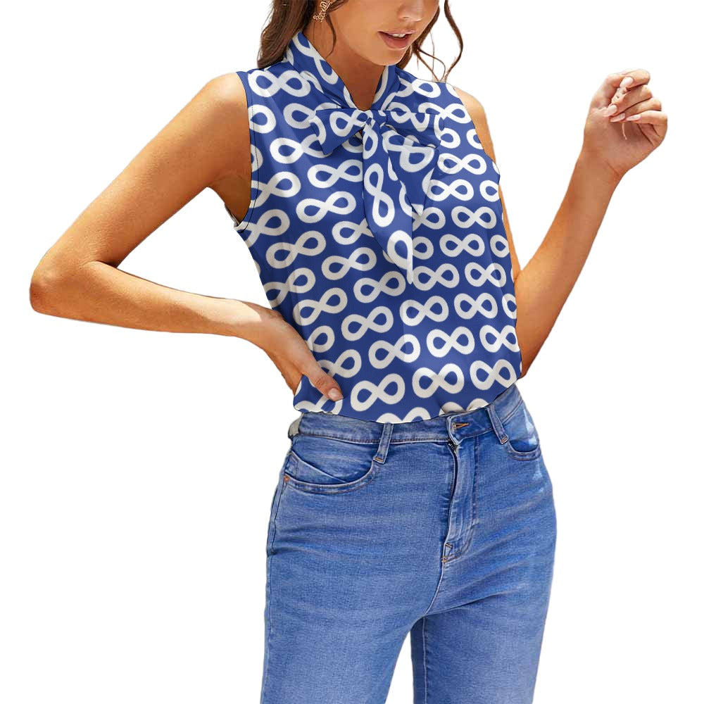 Métis Infinity Sleeveless Tie Front Top