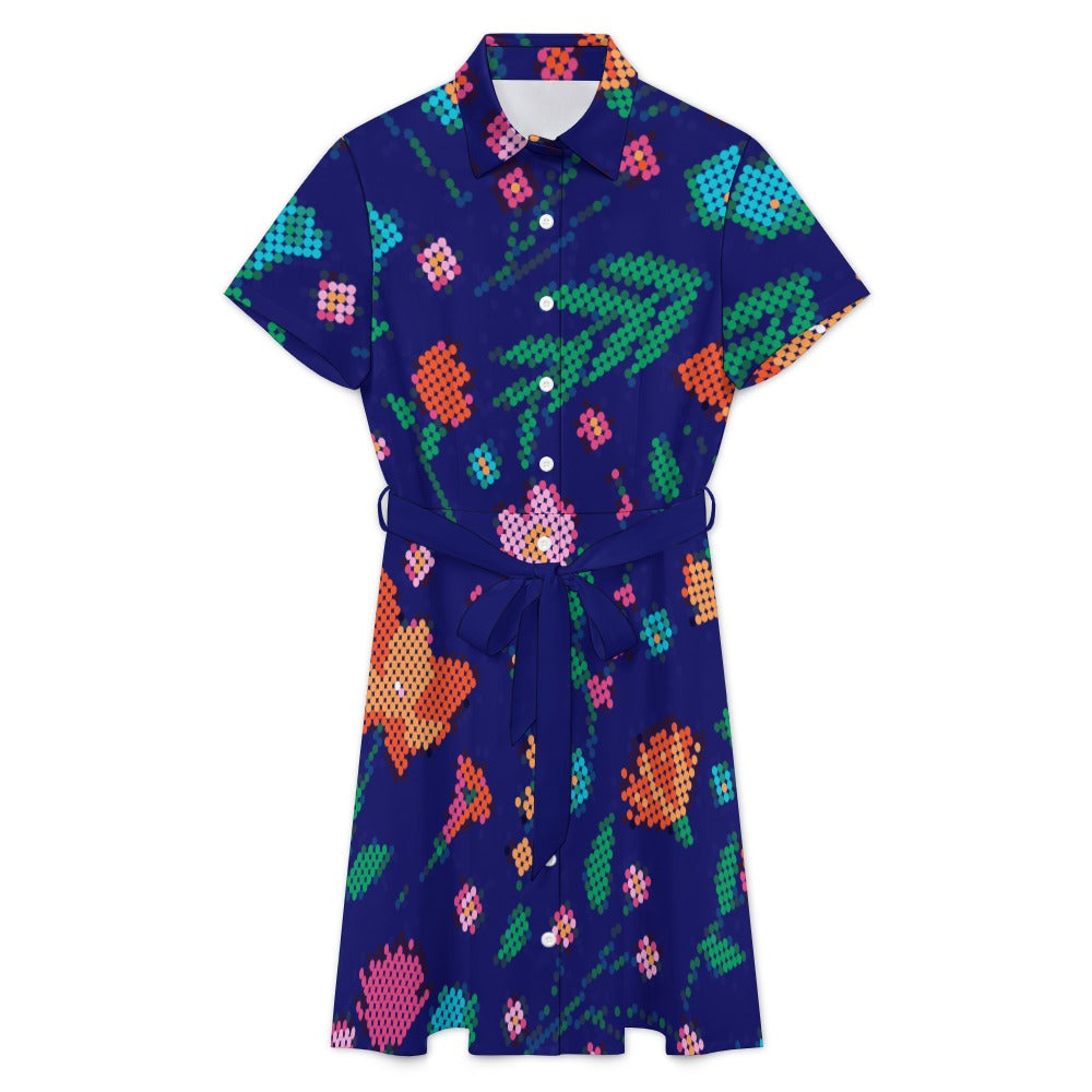 Métis Dotted Floral Dress