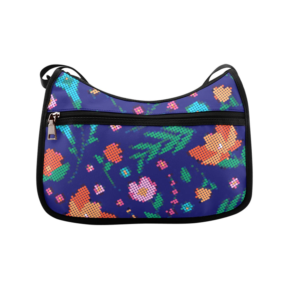 Métis Dotted Floral Shoulder Bag