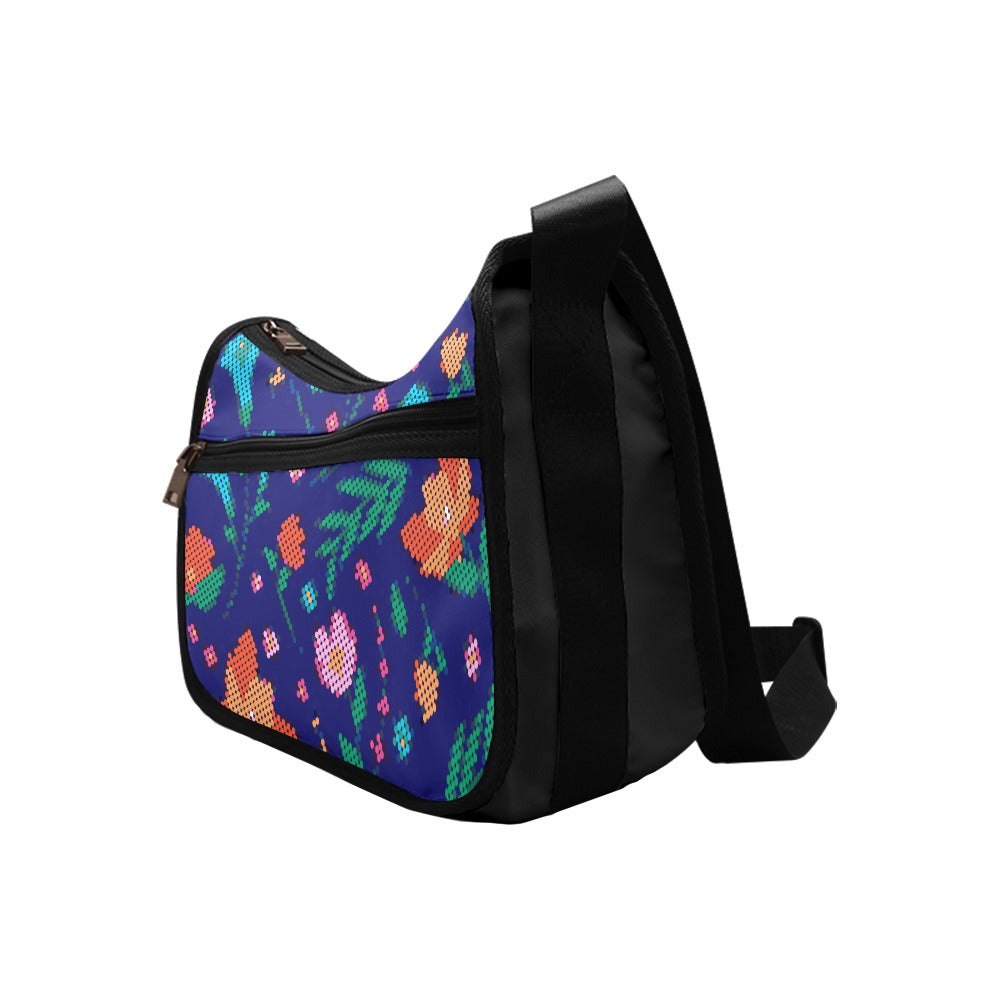 Métis Dotted Floral Shoulder Bag