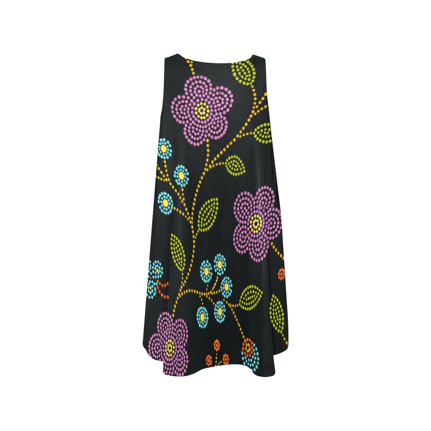 Prairie Bloom Sleeveless Pocket Dress