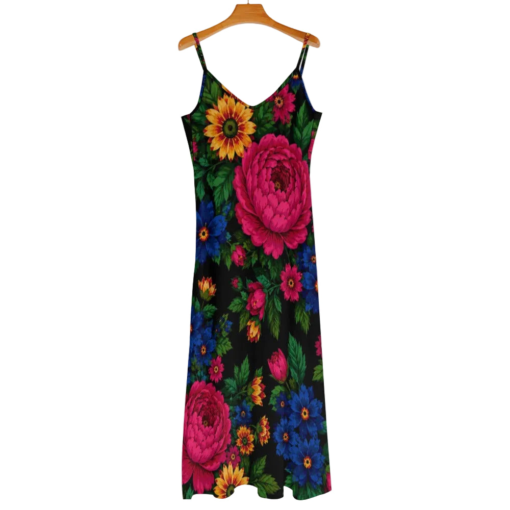 Midnight Kokum Floral Maxi Dress