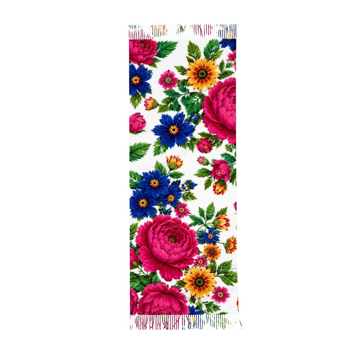 Snow Kokum Floral Infinity Scarf