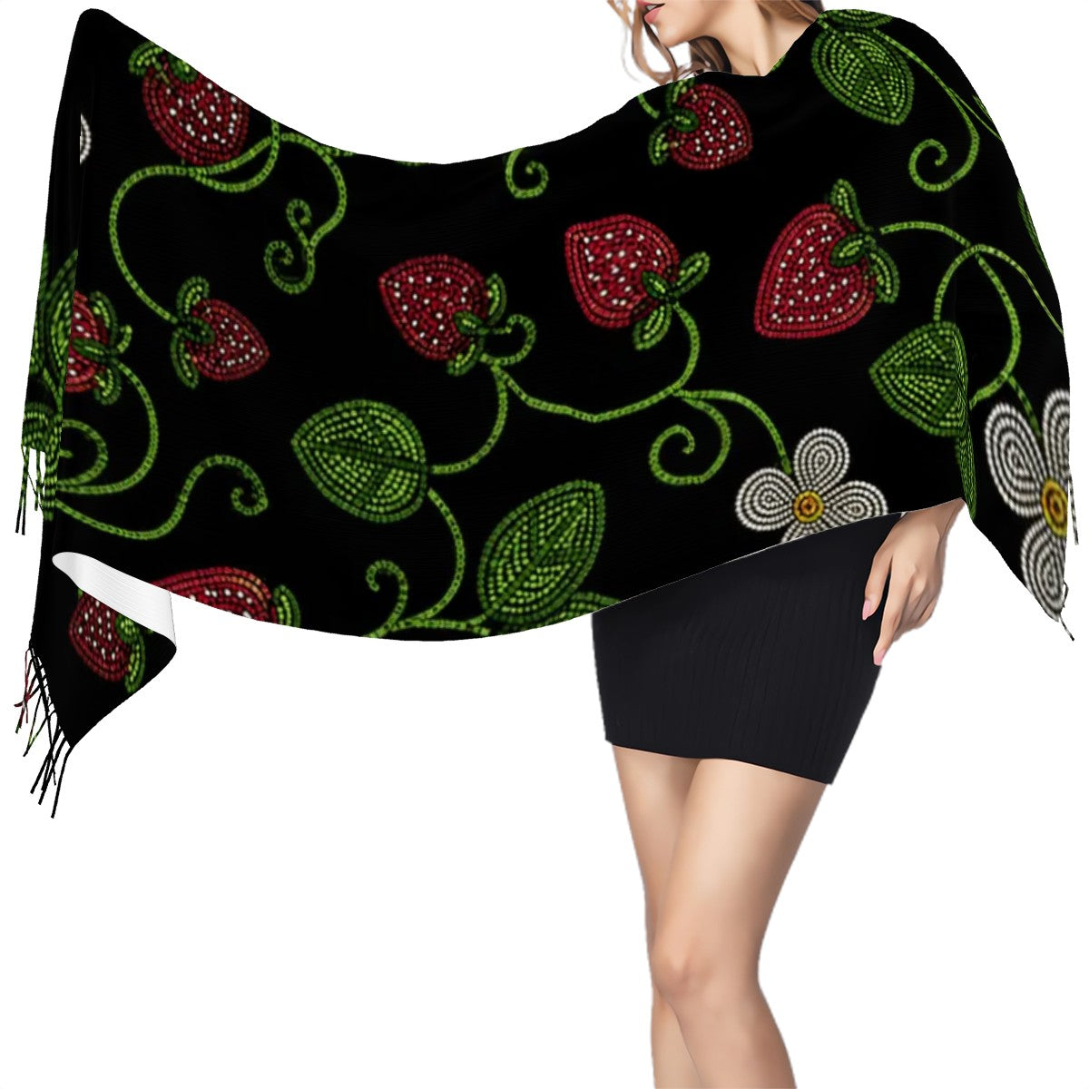 Wild Strawberry Infinity Scarf