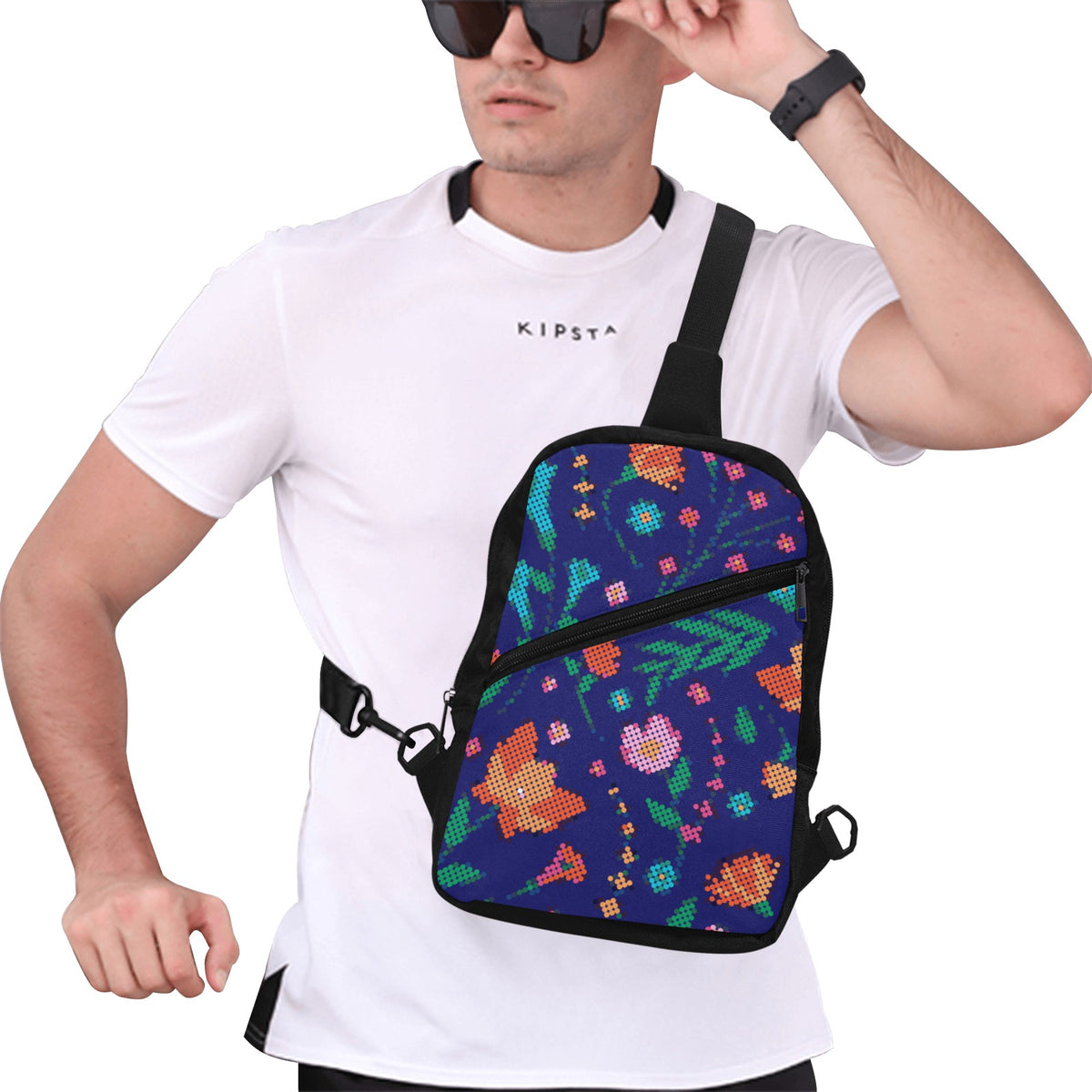 Métis Dotted Floral Adventure Sling Bag