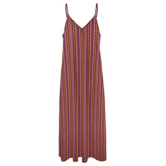 Métis Sash Print Maxi Dress