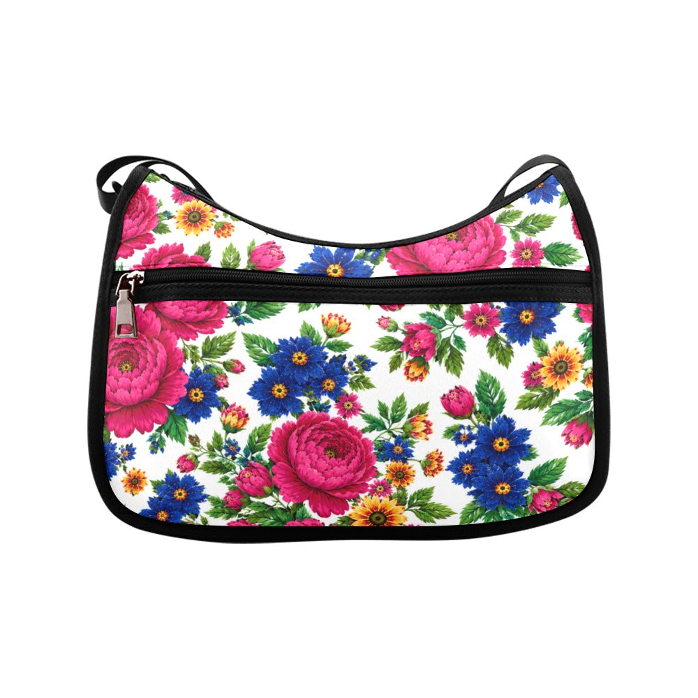 Snow Kokum Floral Shoulder Bag