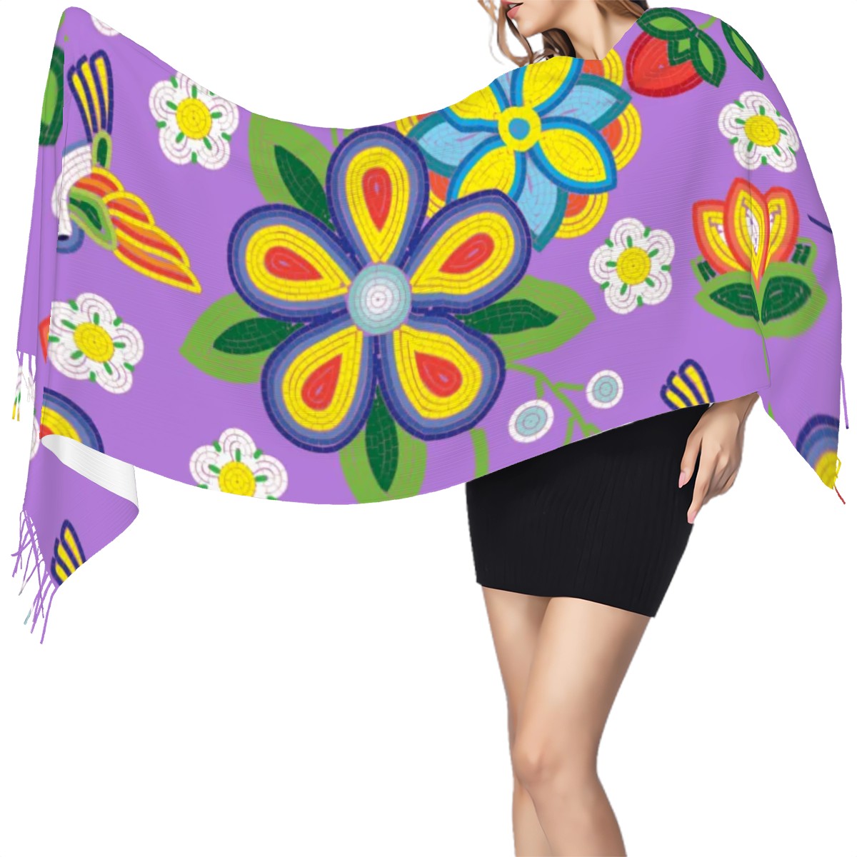 Lavender Meadow Scarf