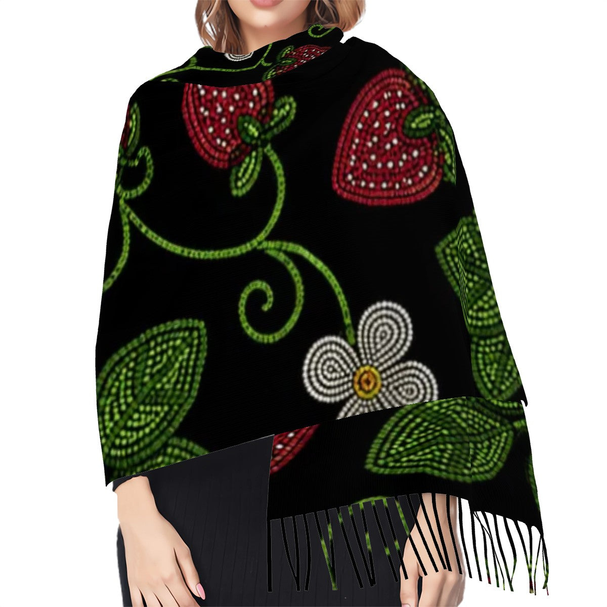 Wild Strawberry Infinity Scarf