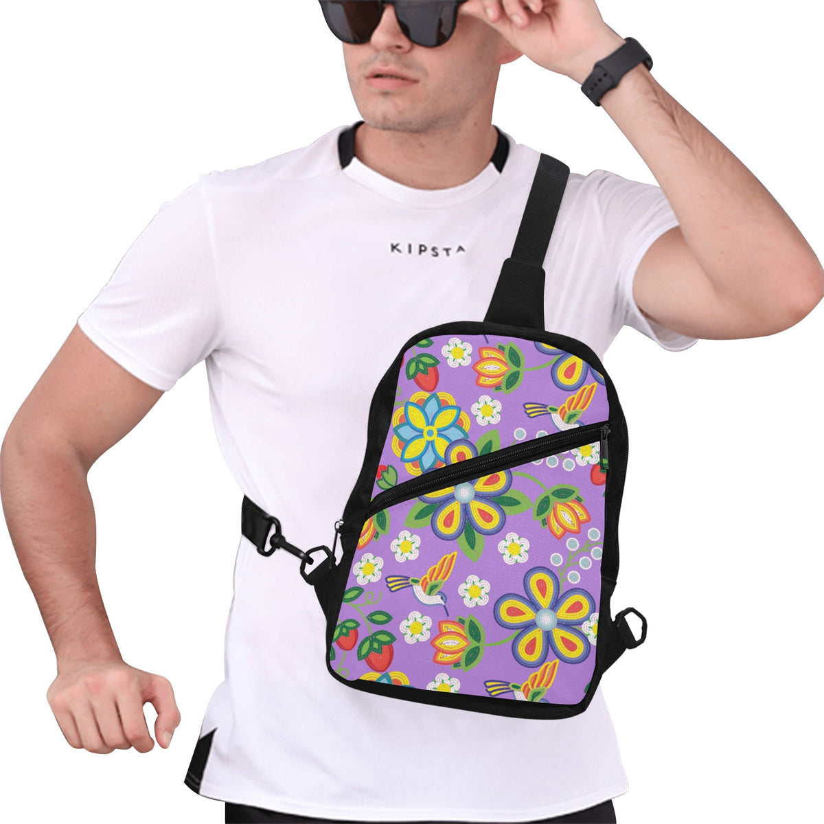 Lavender Meadow Adventure Sling Bag