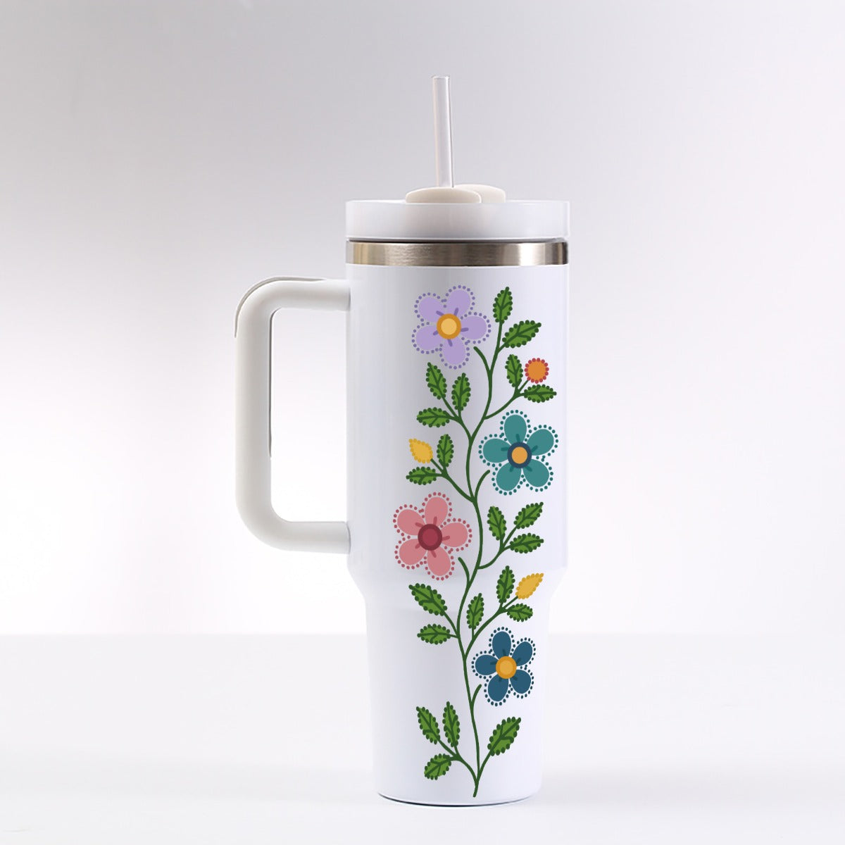 Métis Floral Vine 40 oz Tumbler