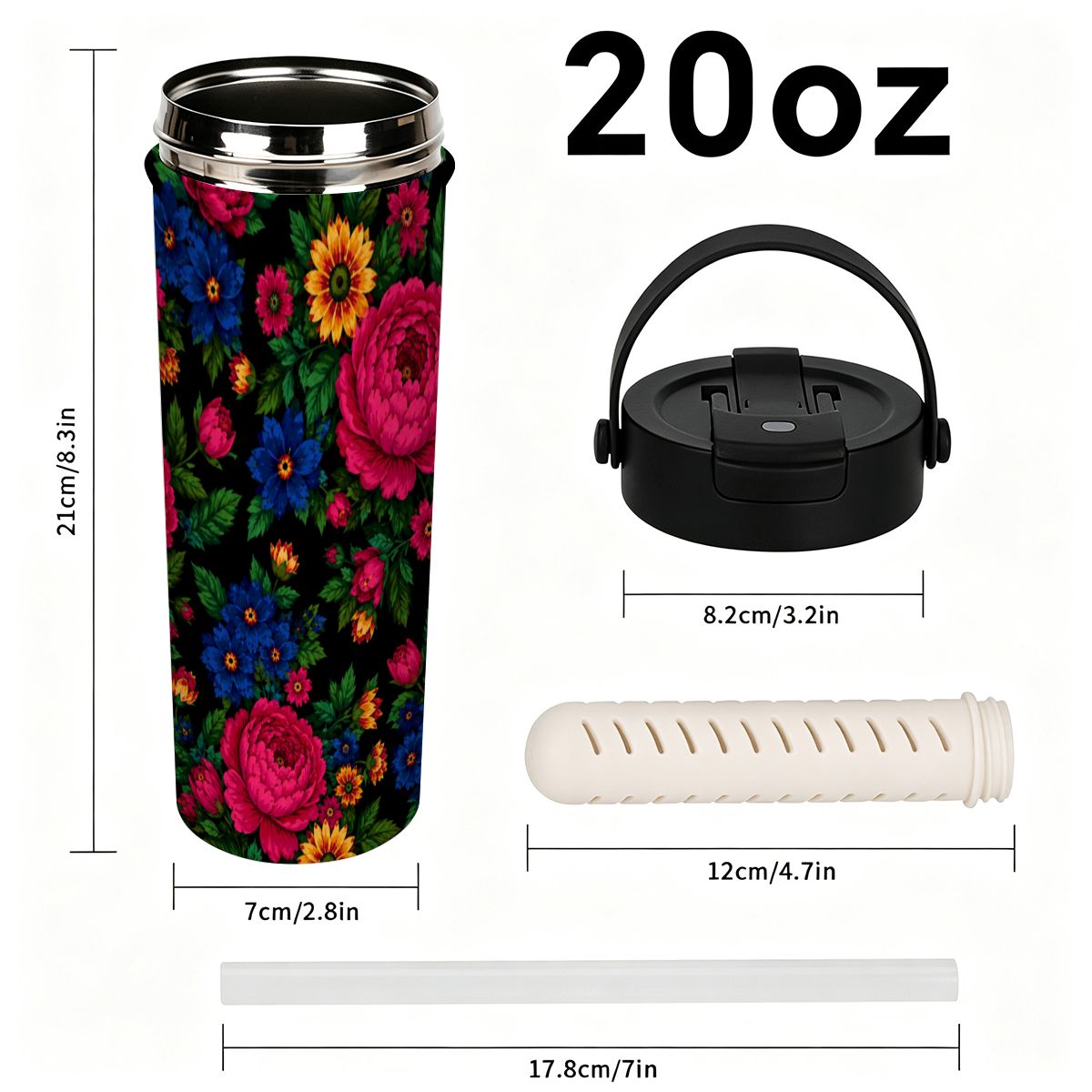 Midnight Kokum Tea Infuser Tumbler – 20 oz