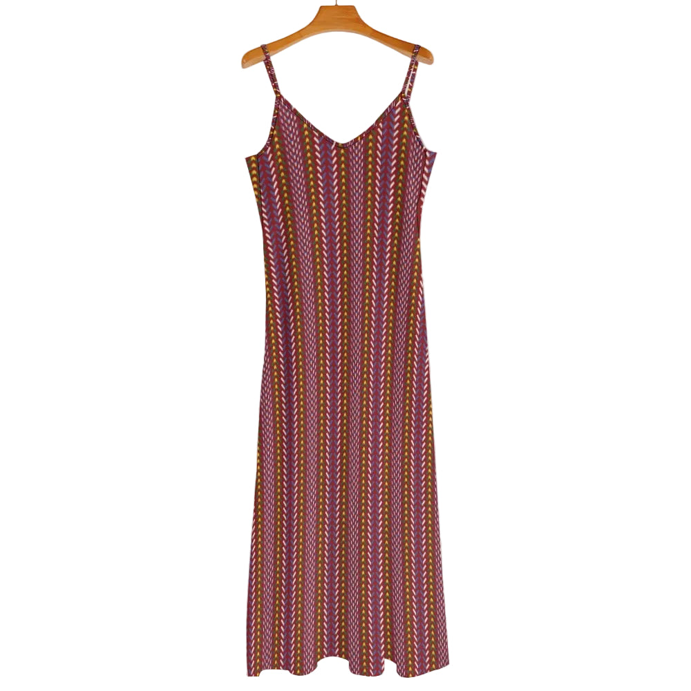 Métis Sash Print Maxi Dress