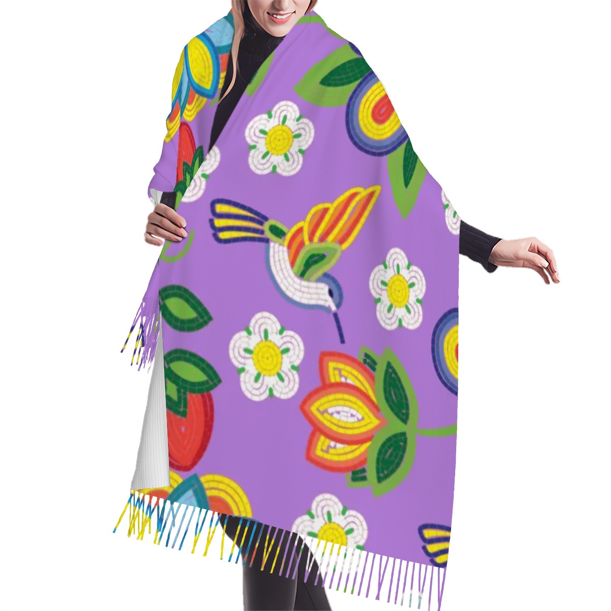 Lavender Meadow Scarf