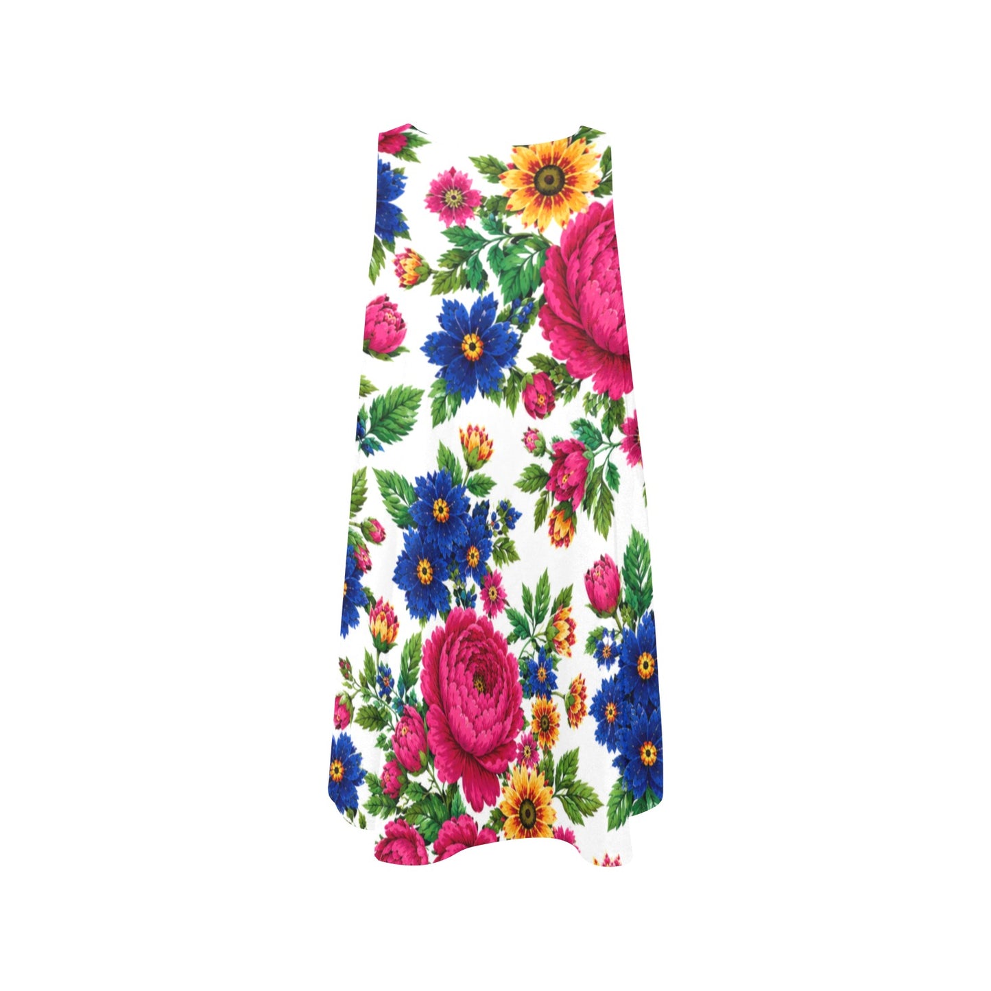 Snow Kokum Floral Sleeveless Pocket Dress