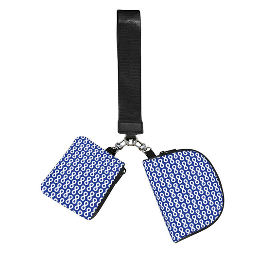 Métis Infinity Pattern Dual Pouch Wristlet Wallet