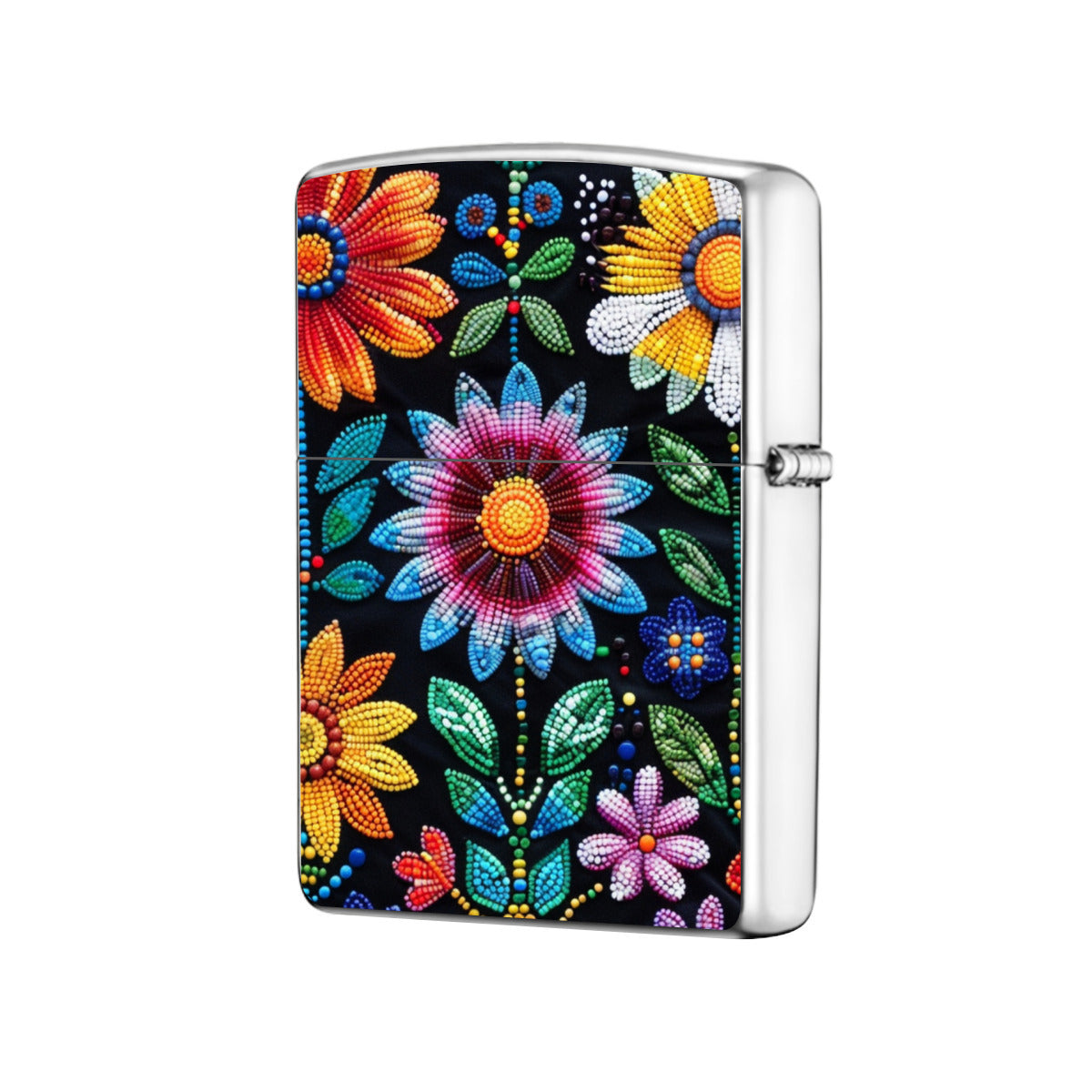 Summer Flower Beaded Lighter Case