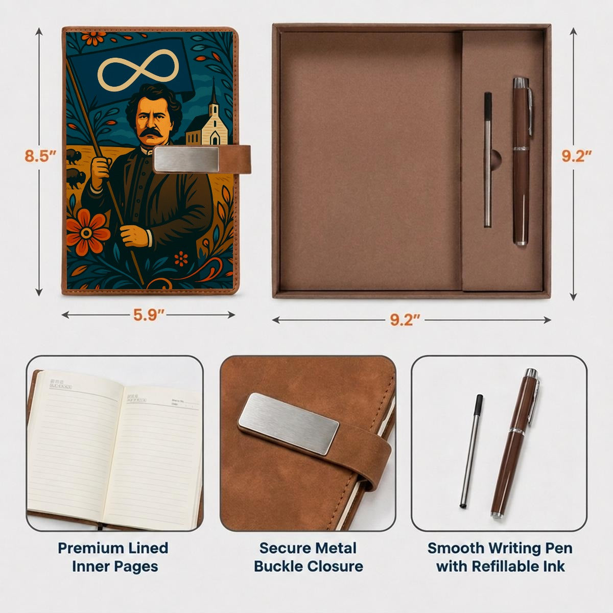 Louis Riel Legacy Notebook Set