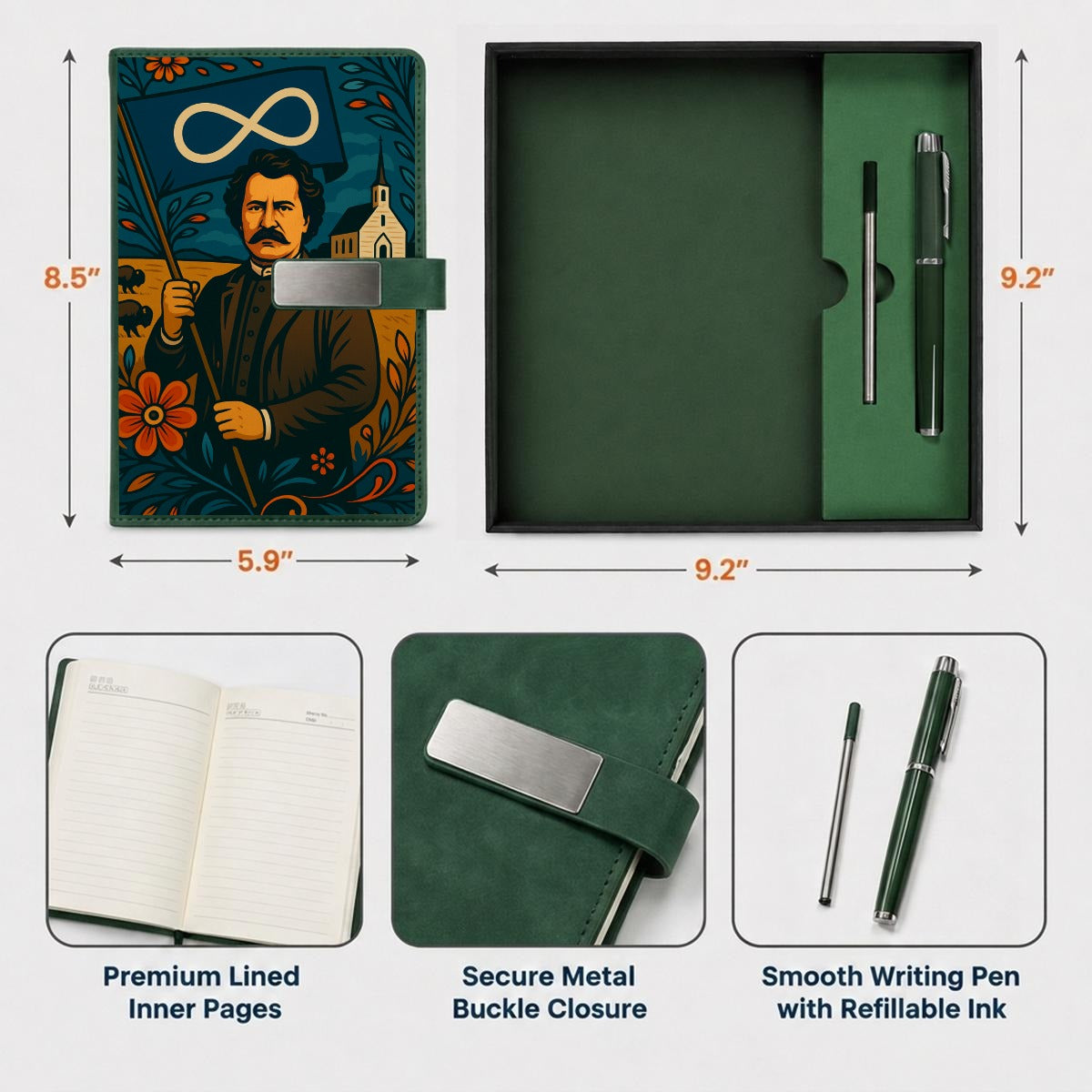 Louis Riel Legacy Notebook Set
