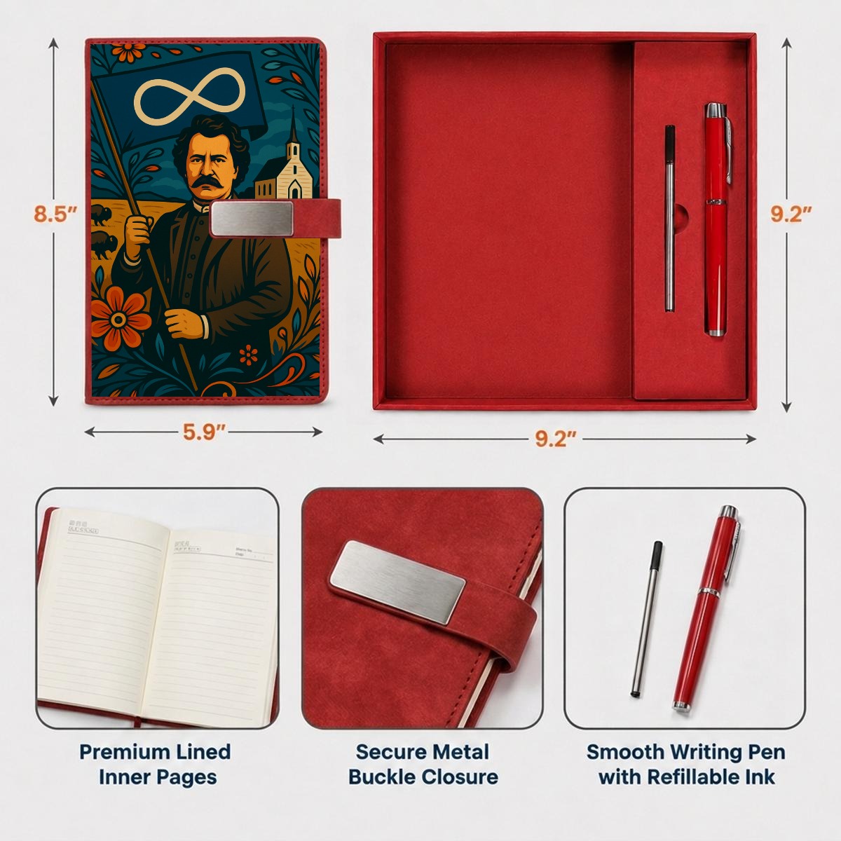 Louis Riel Legacy Notebook Set