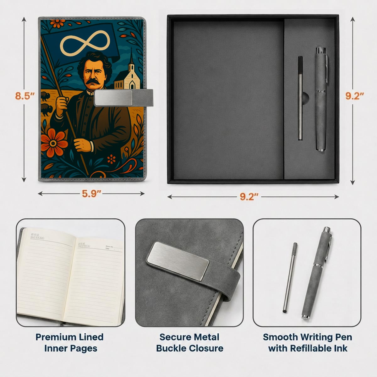Louis Riel Legacy Notebook Set