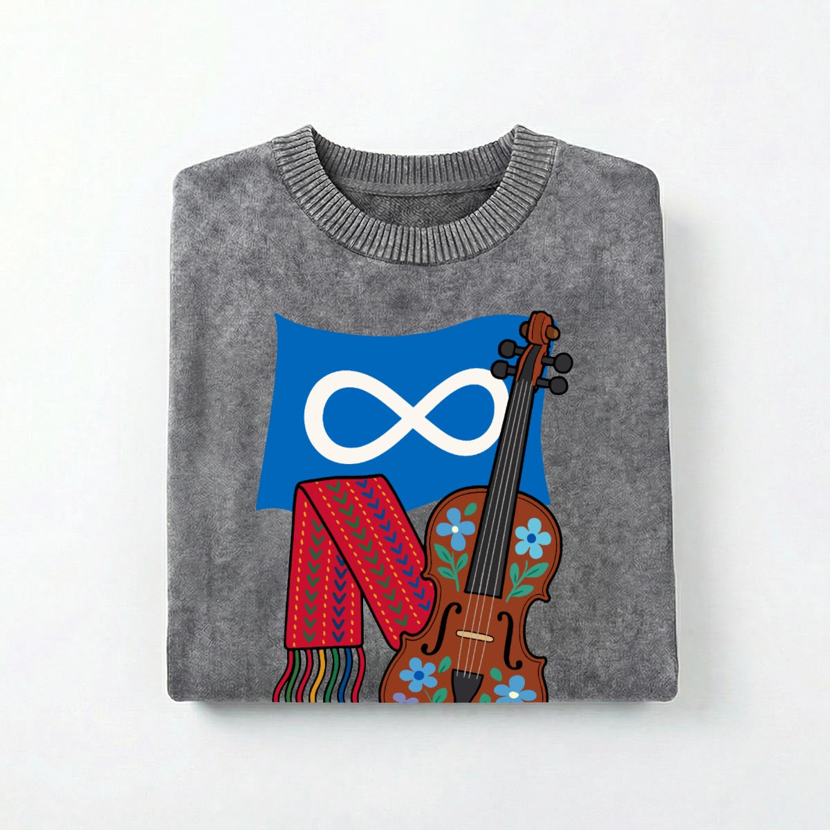 Métis Fiddle Vintage Crewneck