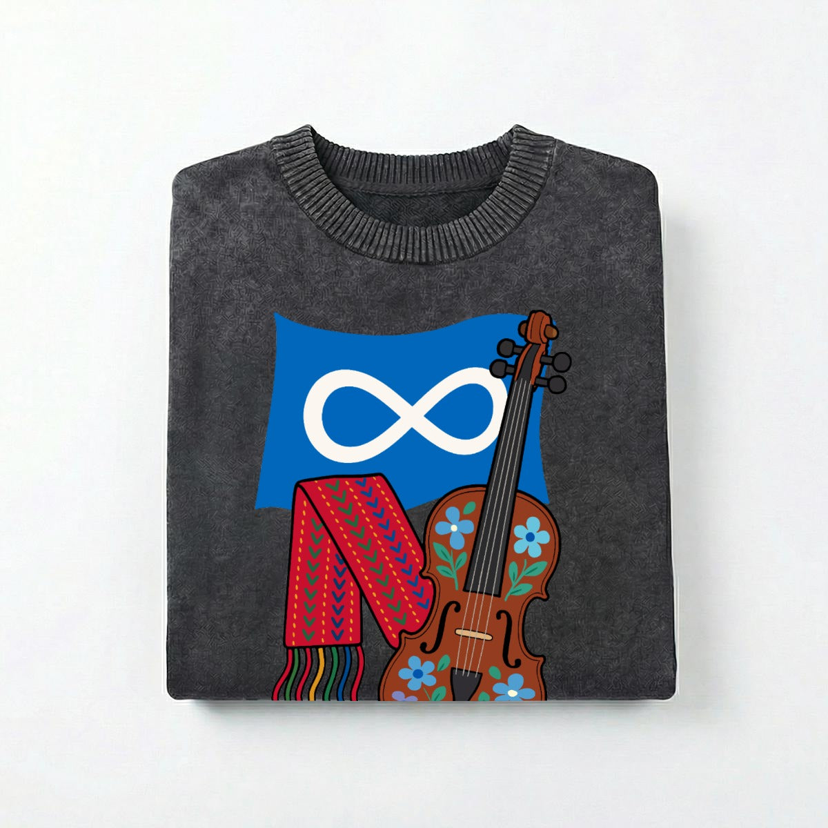 Métis Fiddle Vintage Crewneck