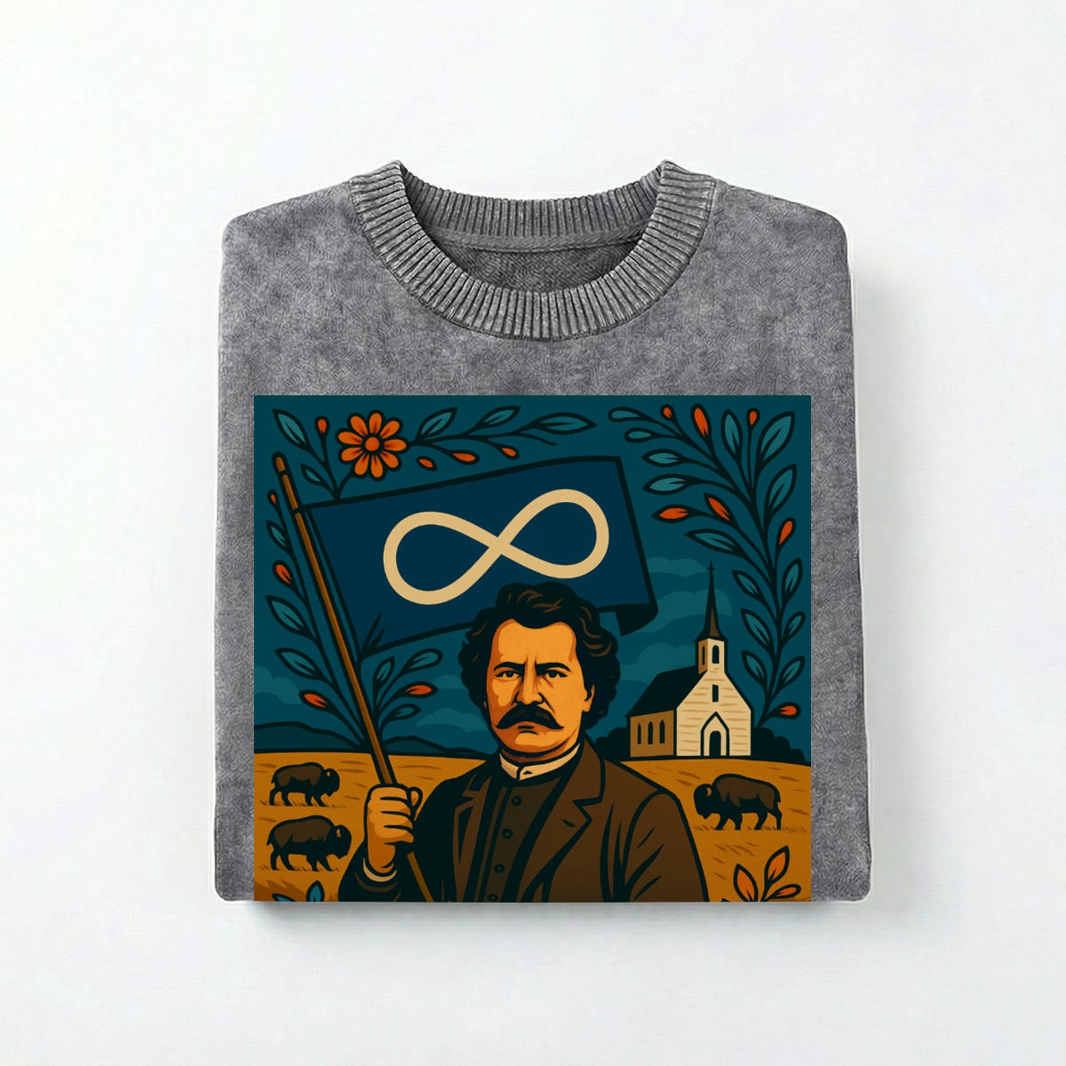Louis Riel Vintage Crewneck
