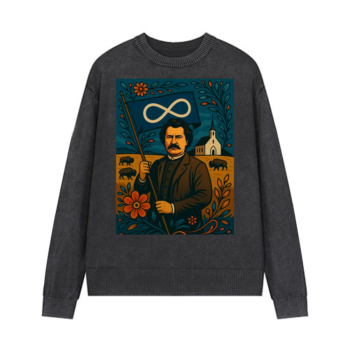 Louis Riel Vintage Crewneck