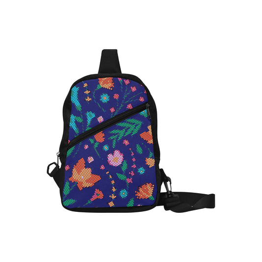 Métis Dotted Floral Adventure Sling Bag