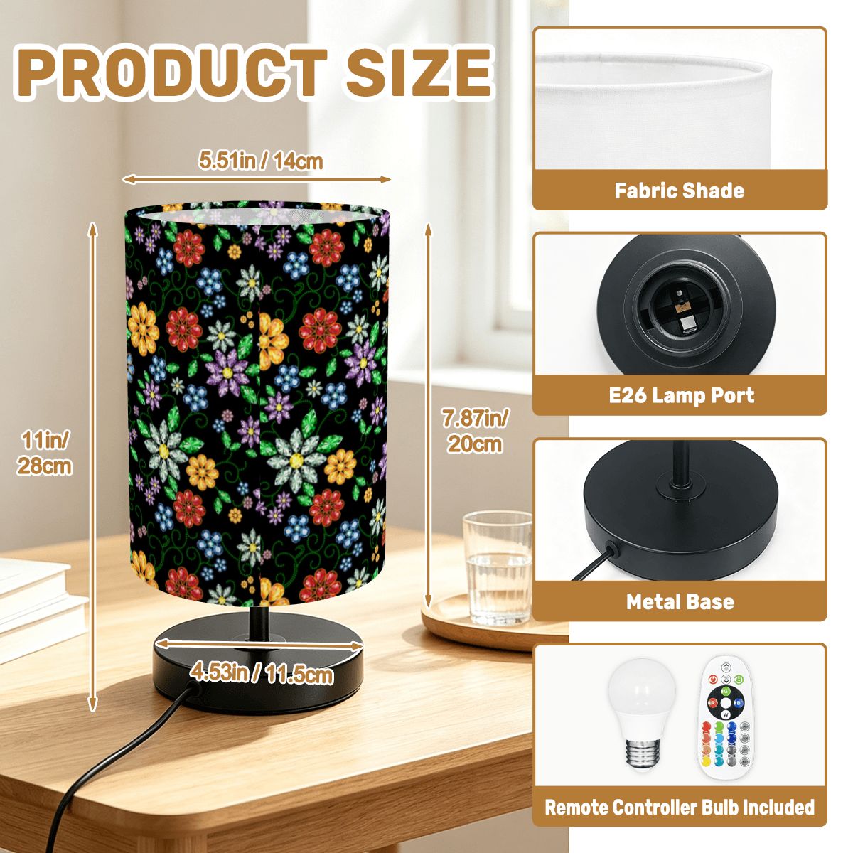 Prairie Garden Ambient Table Lamp