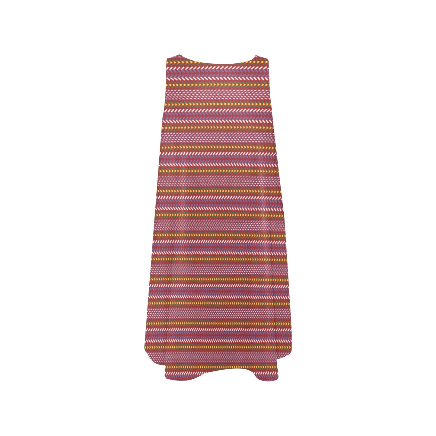 Métis Sash Print Sleeveless Pocket Dress