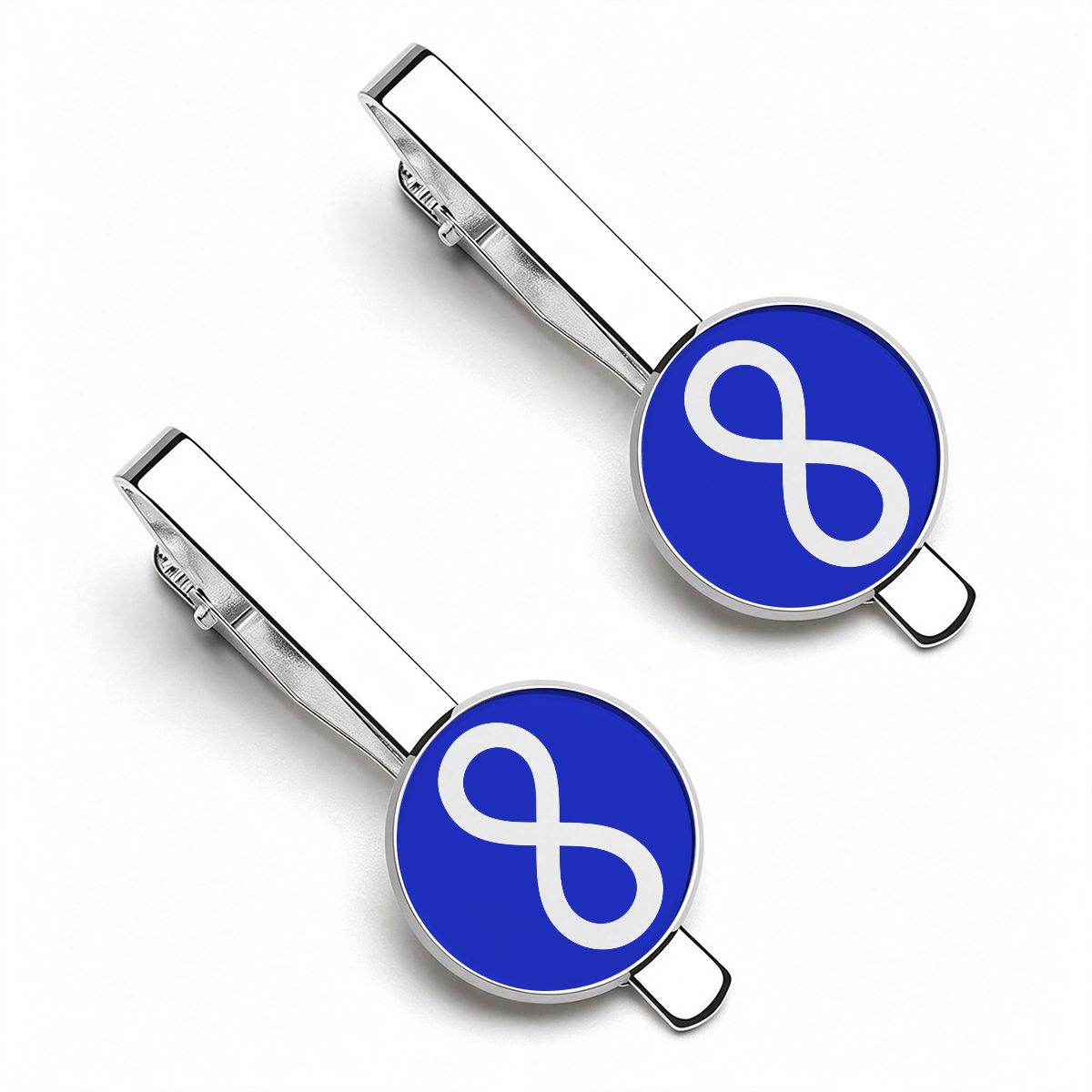 Métis Infinity Flag Tie Clips