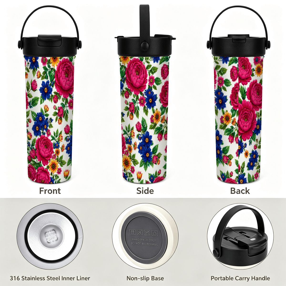 Snow Kokum Tea Infuser Tumbler – 20 oz