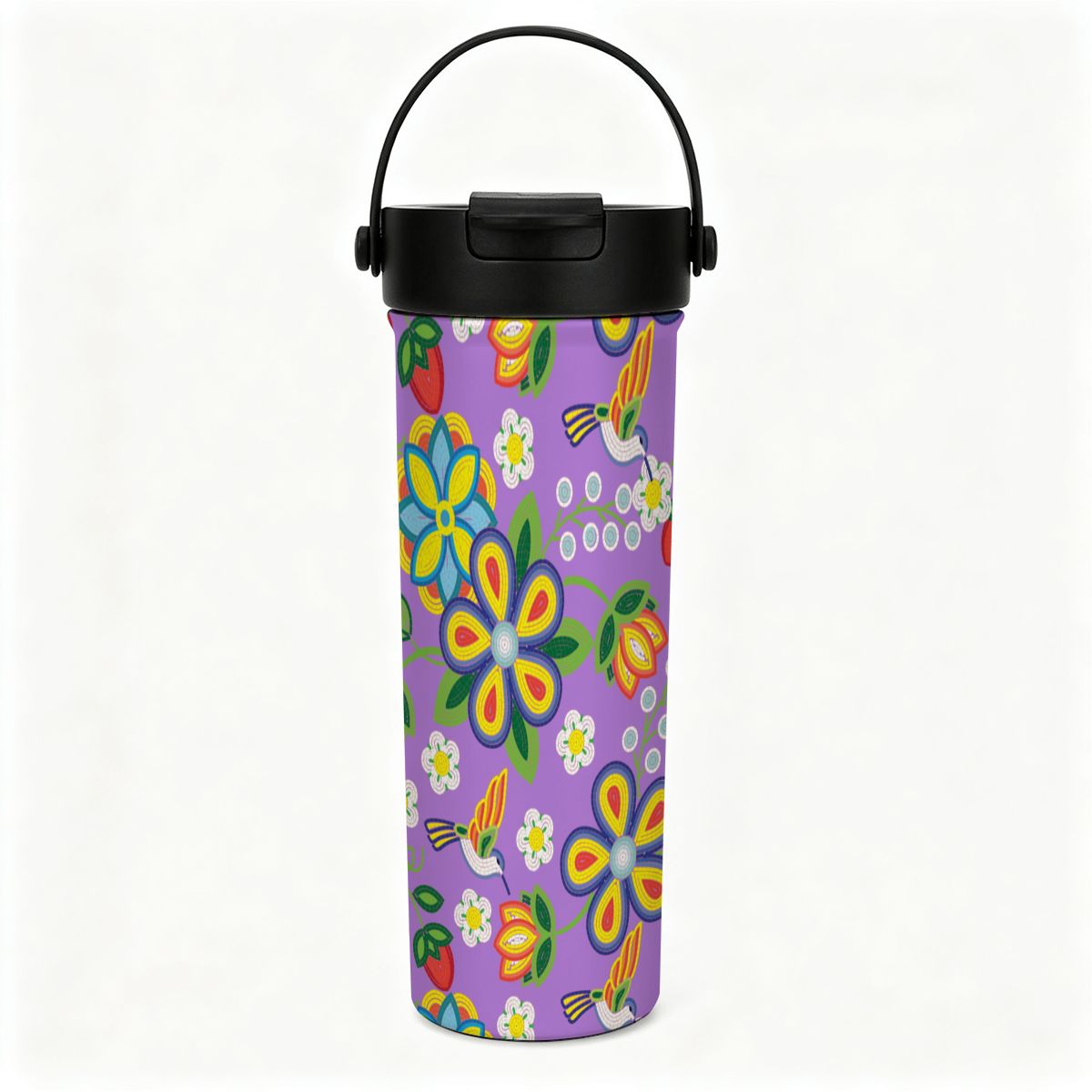 Lavender Meadow Tea Infuser Tumbler – 20 oz