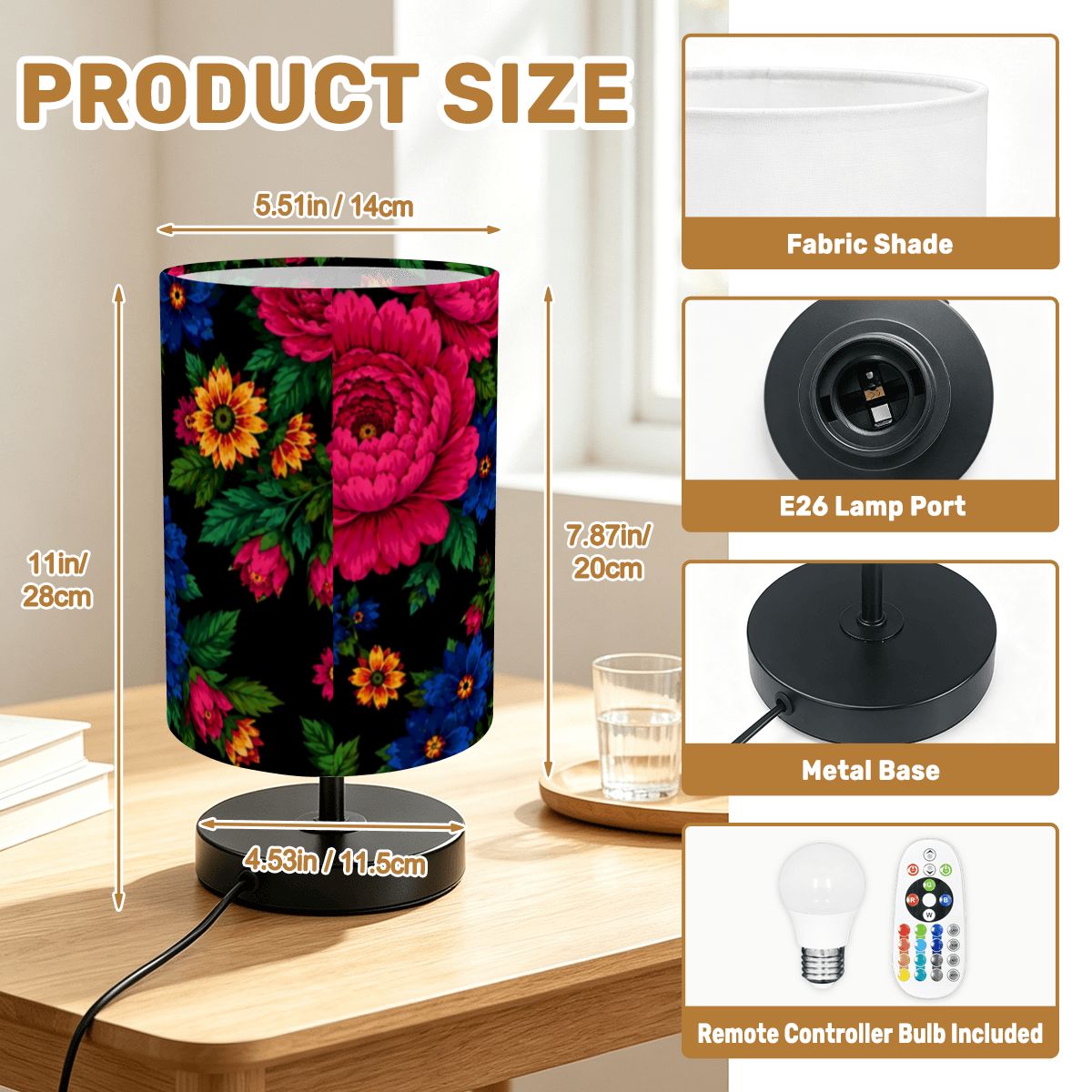 Midnight Kokum Ambient Table Lamp