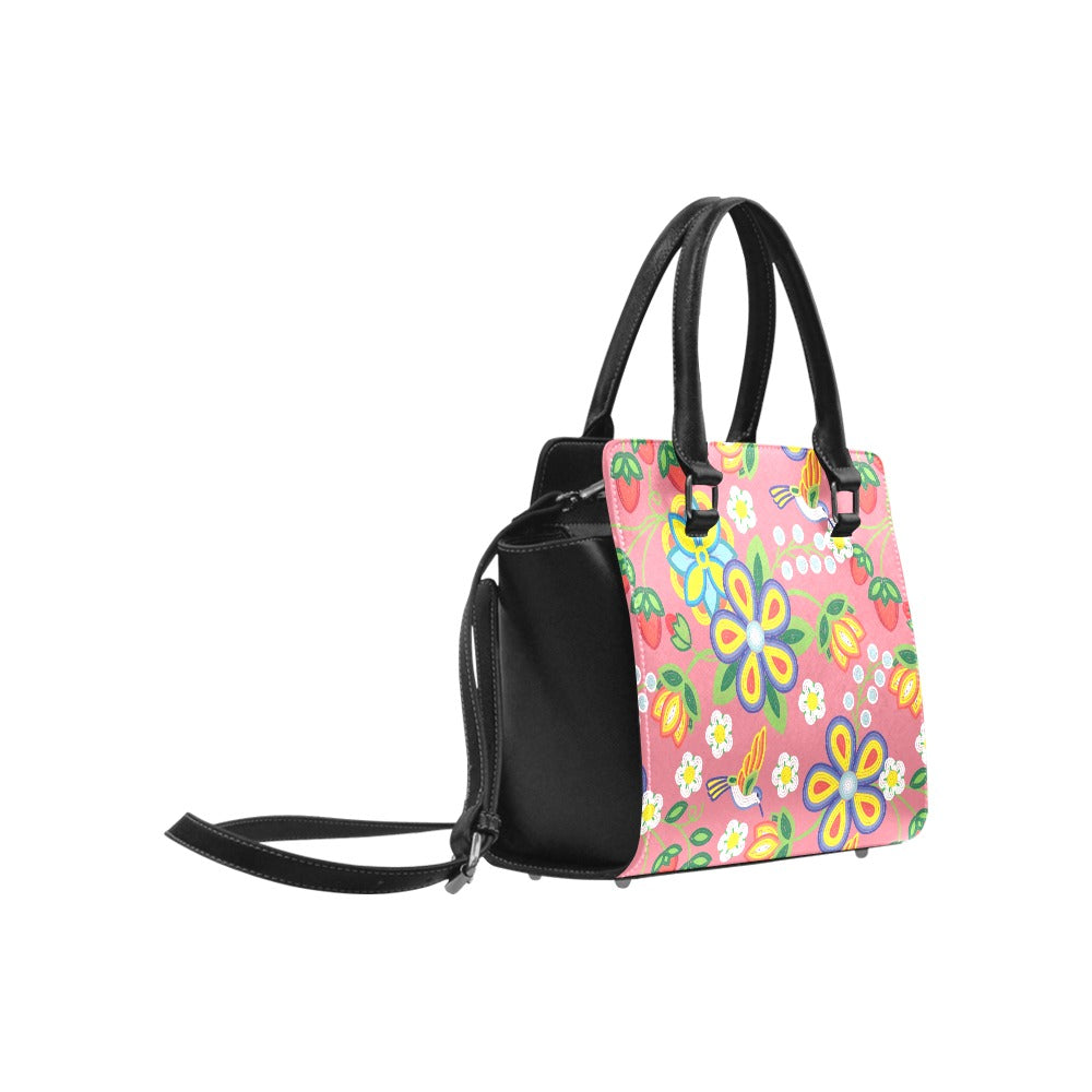 Blush Meadow Classic Shoulder Handbag