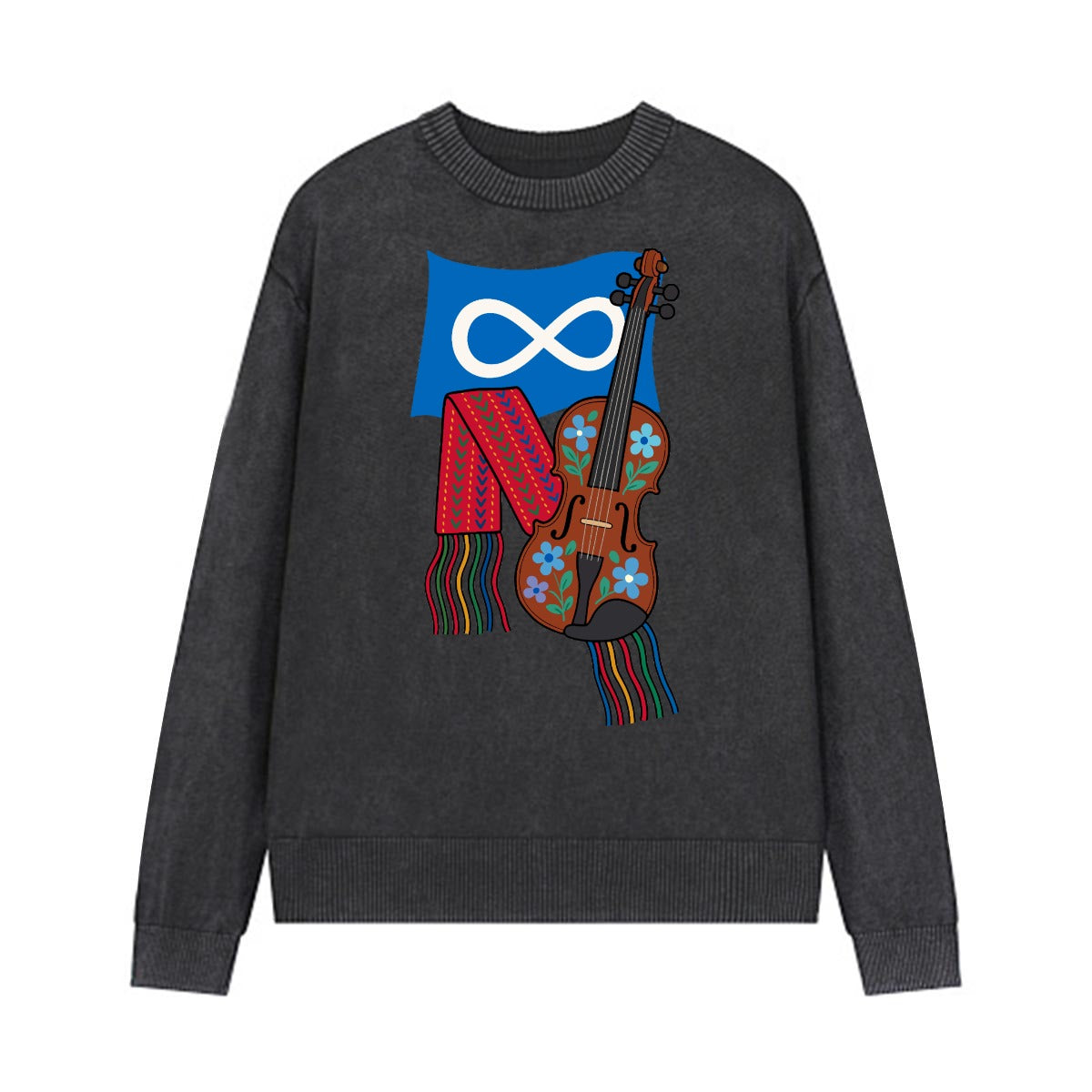 Métis Fiddle Vintage Crewneck