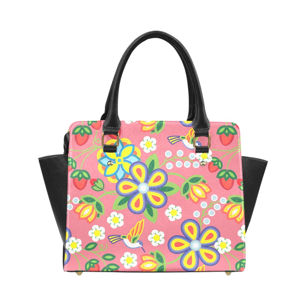 Blush Meadow Classic Shoulder Handbag