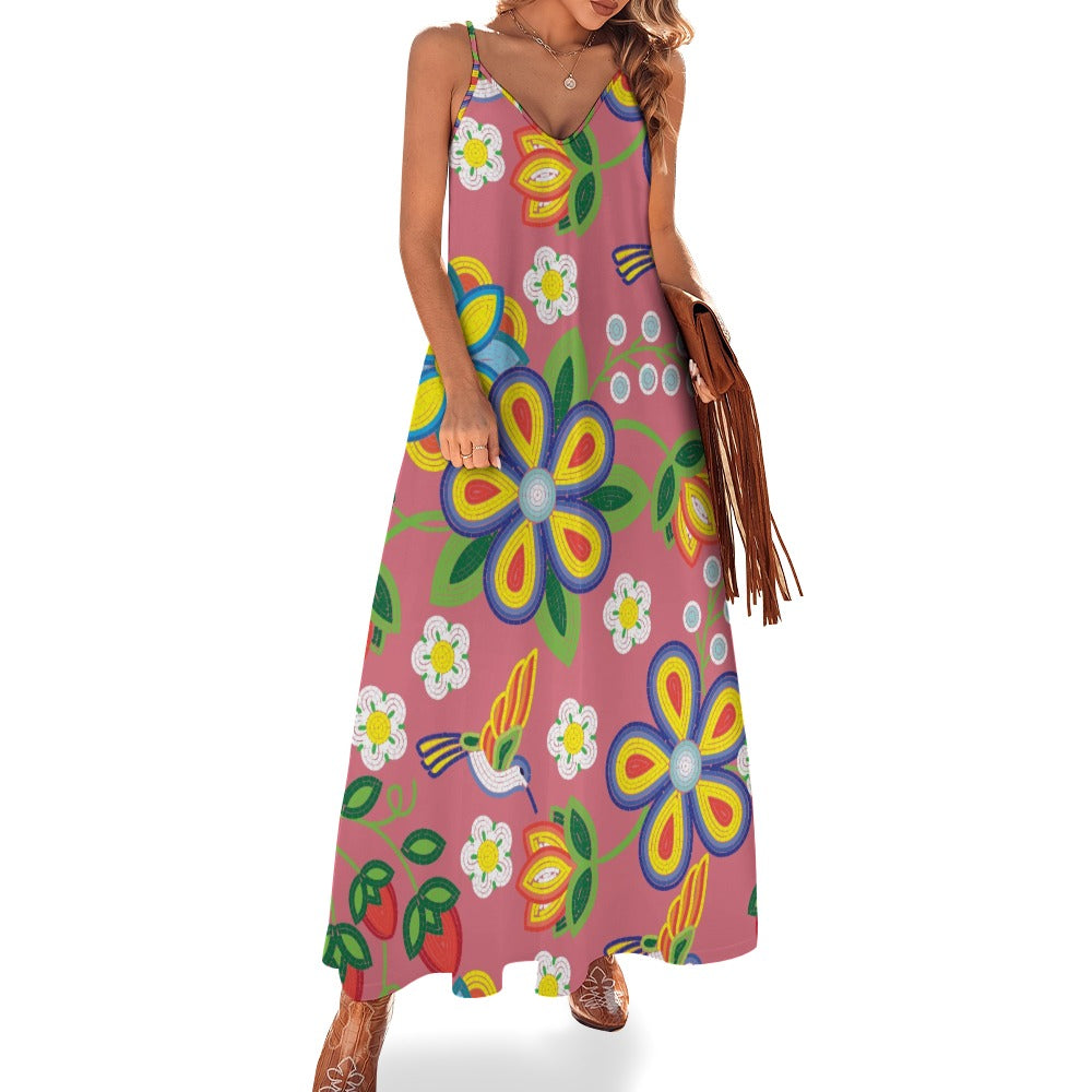 Blush Meadow Maxi Dress
