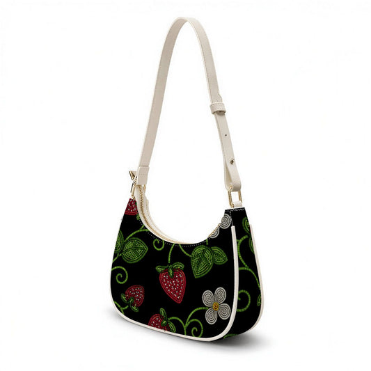 Wild Strawberry Crescent Shoulder Bag