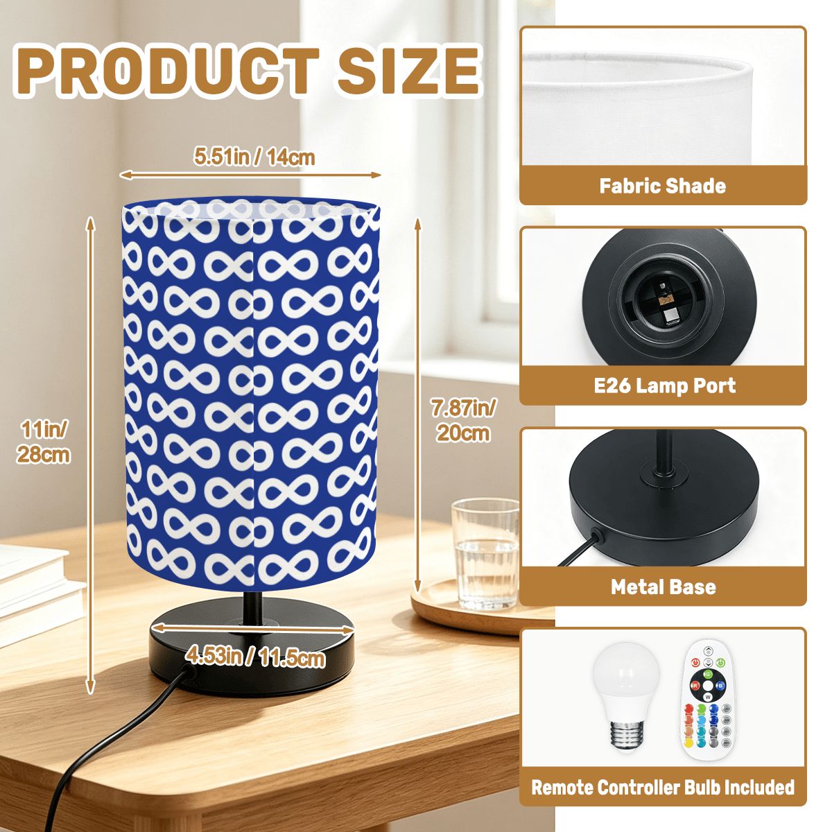 Métis Infinity Ambient Table Lamp