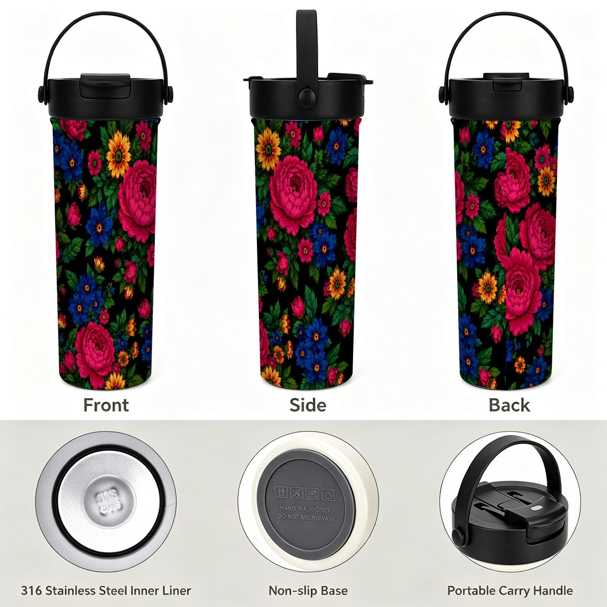 Midnight Kokum Tea Infuser Tumbler – 20 oz
