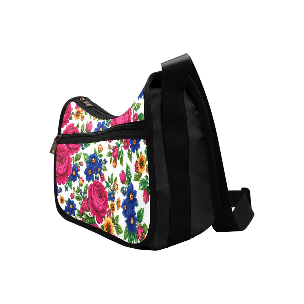Snow Kokum Floral Shoulder Bag