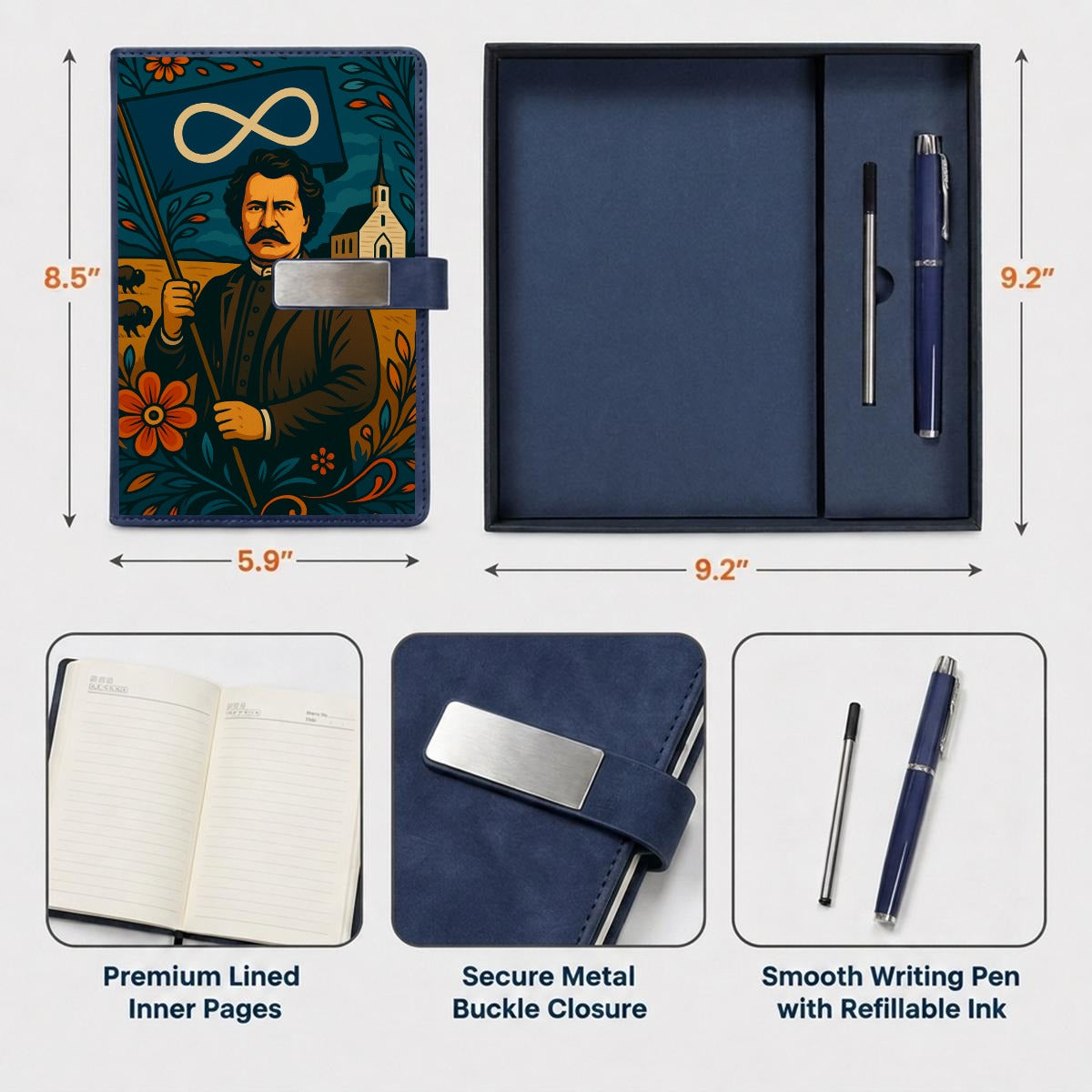 Louis Riel Legacy Notebook Set